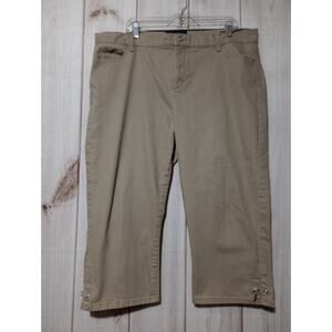 NYDJ Capri Jeans‎ Ladies 18 Tan Lift Tuck Technology